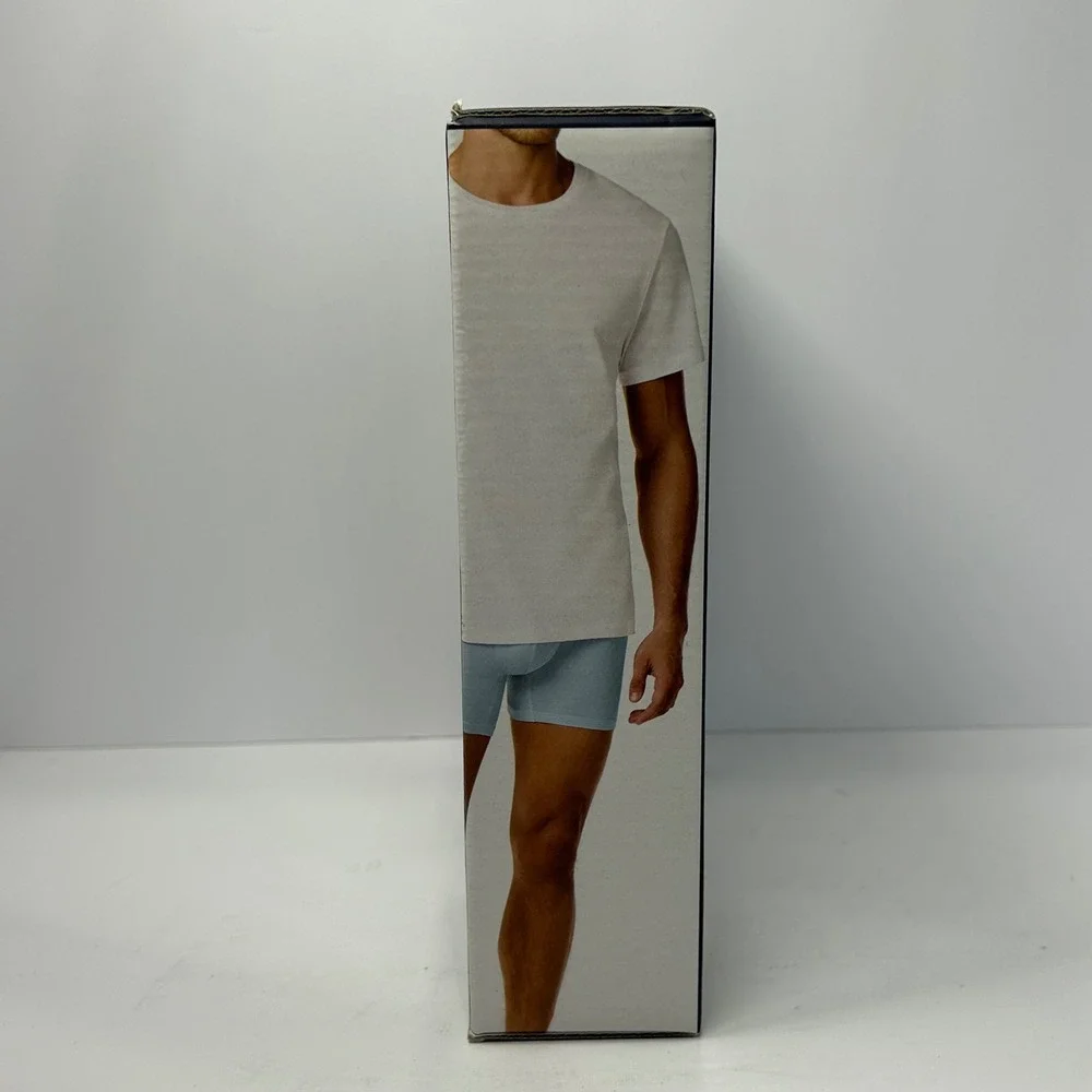 Gap Mens 3 Pack Classic Fit Cotton Crew Neck Shirts White Small New